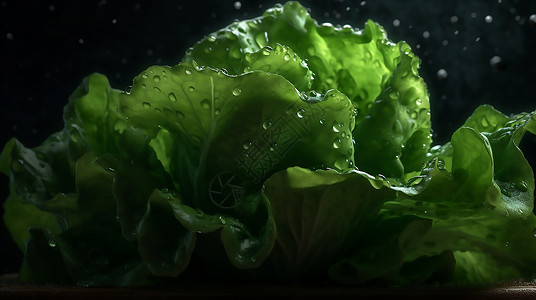 一种蔬菜绿色蔬菜插画