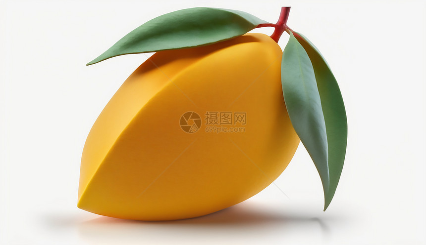 一个芒果模型图片