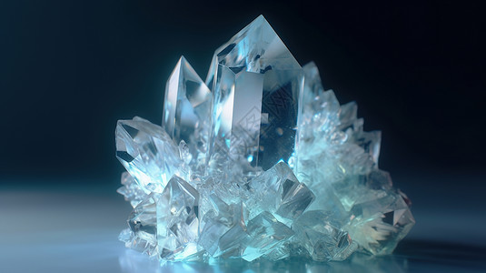 透明水晶背景图片