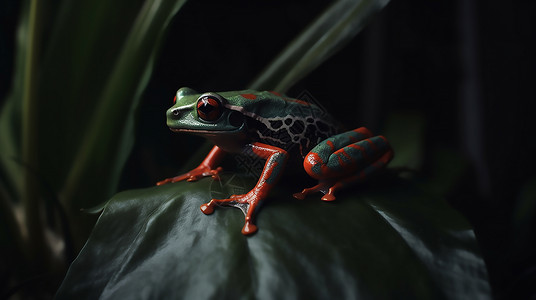 青蛙动物背景图片