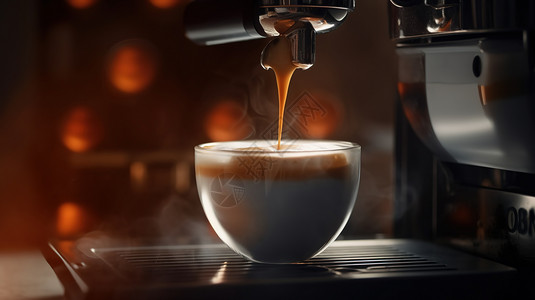高级高端咖啡咖啡机图片