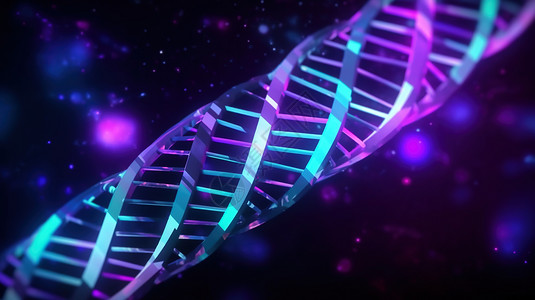 科技医学细胞分子DNA细胞手绘图片