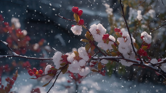 梅花风景图片