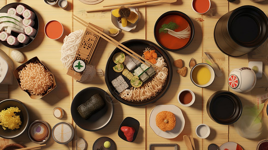日式餐饮食物图片