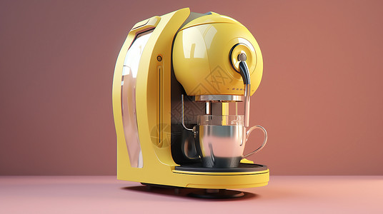科技智能化咖啡机背景图片