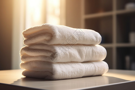 柔软的毛巾背景图片