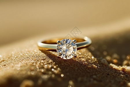 戒指情侣戒指钻石戒指背景图片