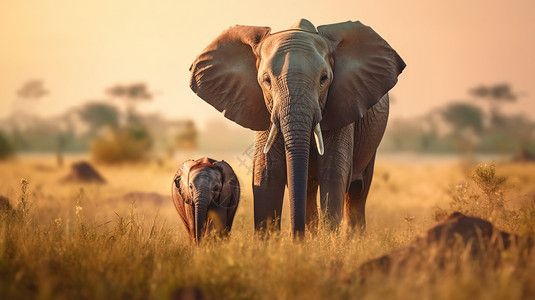 宠物大象大象背景