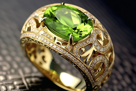 绿宝石戒指珠宝设计图片