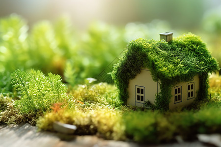 绿色环保的住房理念图片