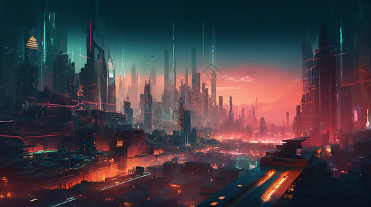未来魔幻都市图片