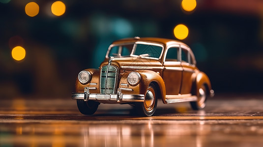 3D复古老爷车模型图片