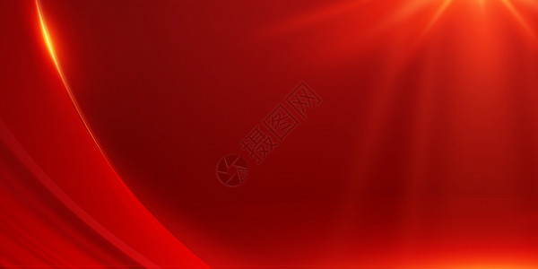 红色木槿花红金红色宣传背景设计图片
