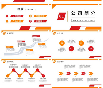 商务风企业员工培训项目汇报PPT模板图片