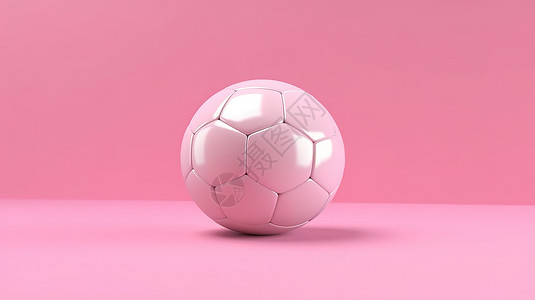 粉色的足球插图图片
