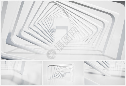 灰色白框UE5.1立体纹理空间背景UE模板设计图片
