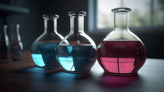 颜色的药水化学实验药水插画