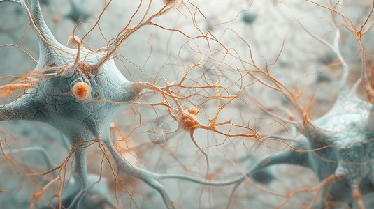 神经元生物肌理合成图背景图片