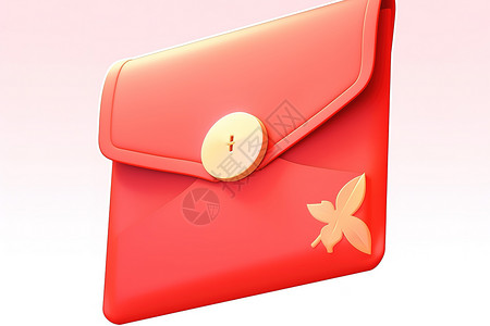 红包信封3D图标图片