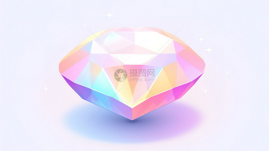 炫彩钻石3D图片