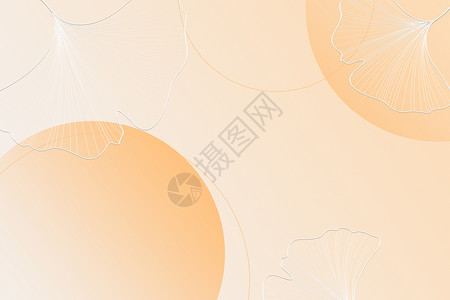 西安银杏创意银杏秋天背景设计图片
