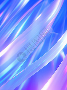 炫彩科技工作证炫彩蓝紫色科技抽象背景插画