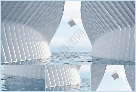 动态光影素材UE三维光影运动场景设计图片