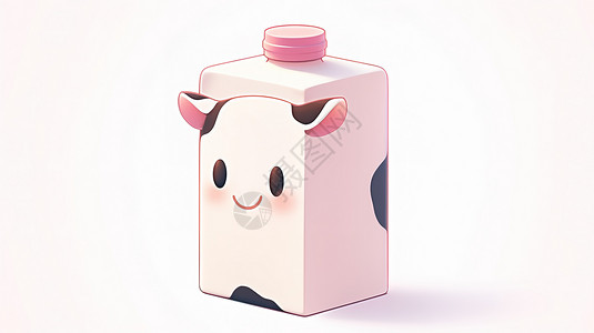 可爱的牛奶图标图片
