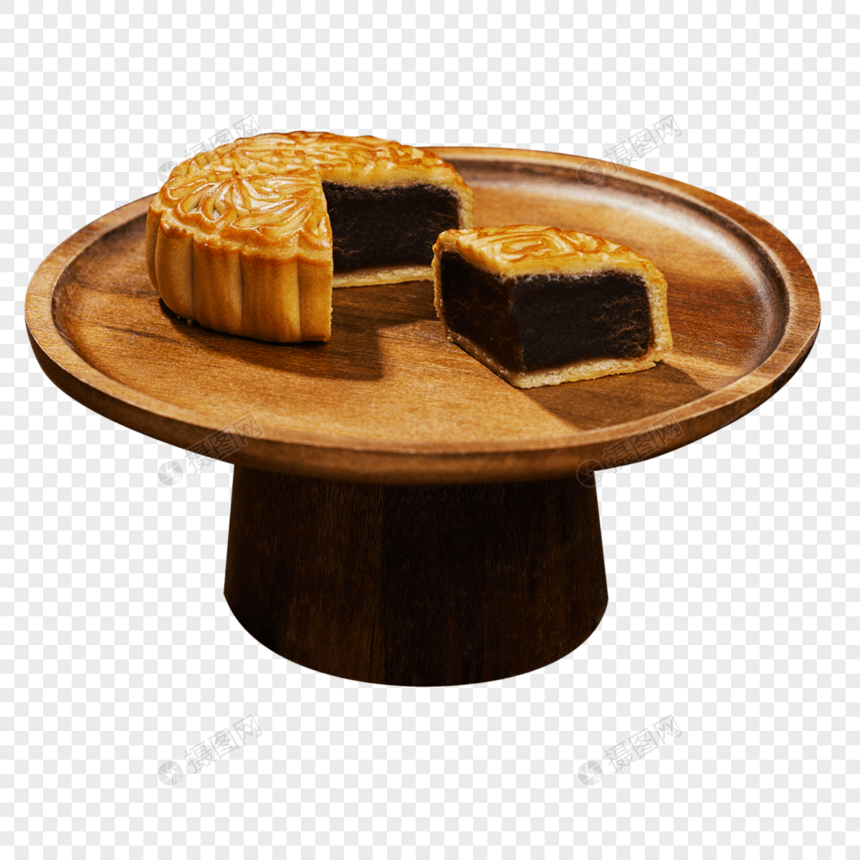 传统中秋豆沙馅月饼图片