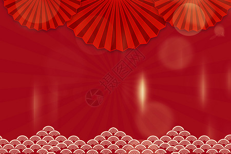 红色传统祥云红色传统背景设计图片