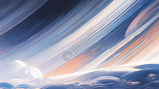 天空时尚抽象的木星纹理图片