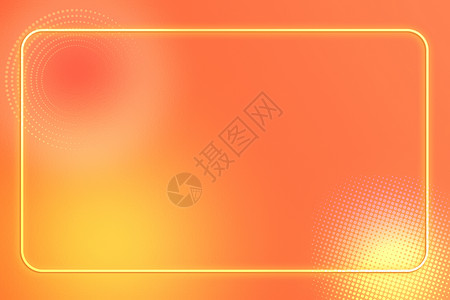 橙色霓虹灯招牌大气简约电商背景设计图片