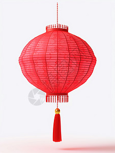 原创龙年春节灯笼图案大红色喜庆的卡通灯笼插画