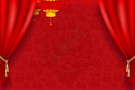 红色喜庆背景背景图片
