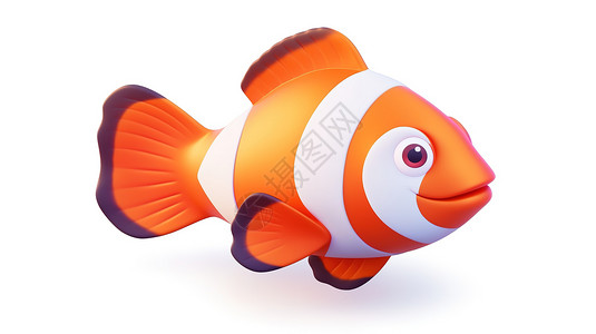 3D小丑鱼背景图片