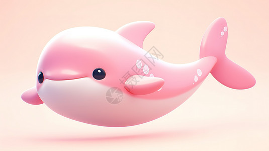 海洋3d素材鲸鱼3D图标插画