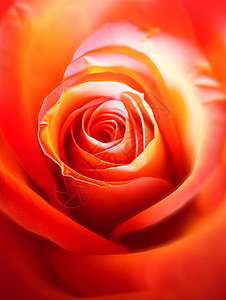 红色浪漫盛开的卡通玫瑰花背景图片