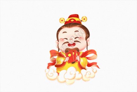 朝鲜族人物形象福禄寿喜财卡通神仙发红包人物形象gif动图高清图片