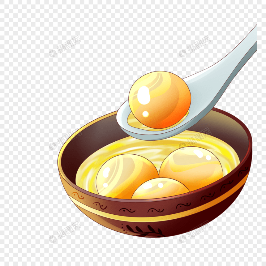 一碗汤圆图片