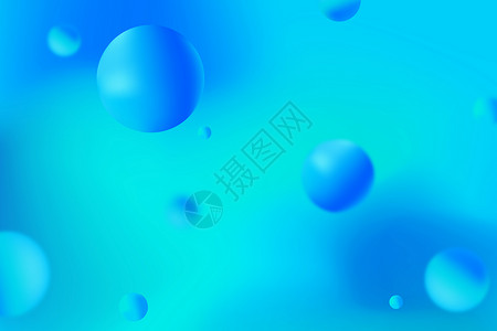 蓝色球体蓝色弥散渐变球体背景设计图片