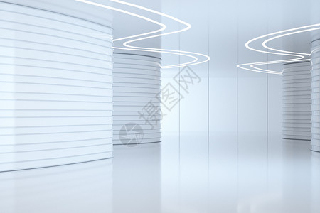 二郎山隧道曲线建筑空间背景设计图片