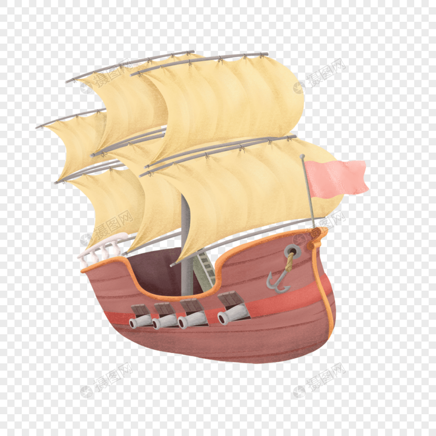 轮船帆船图片
