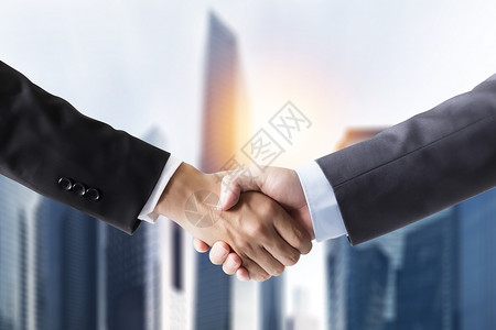 握手商业人士商务大气合作共赢设计图片