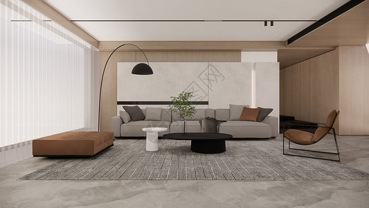 木质工艺品现代家居客厅设计图片