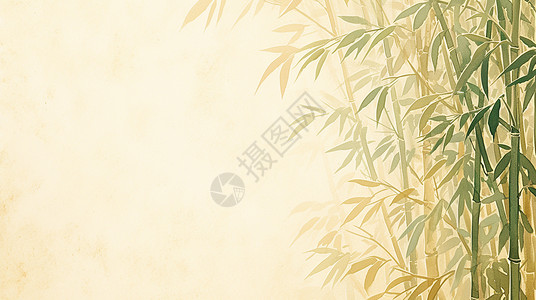 小清新竹林背景图片