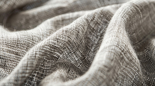 灰色的棉麻布料原材料背景图片