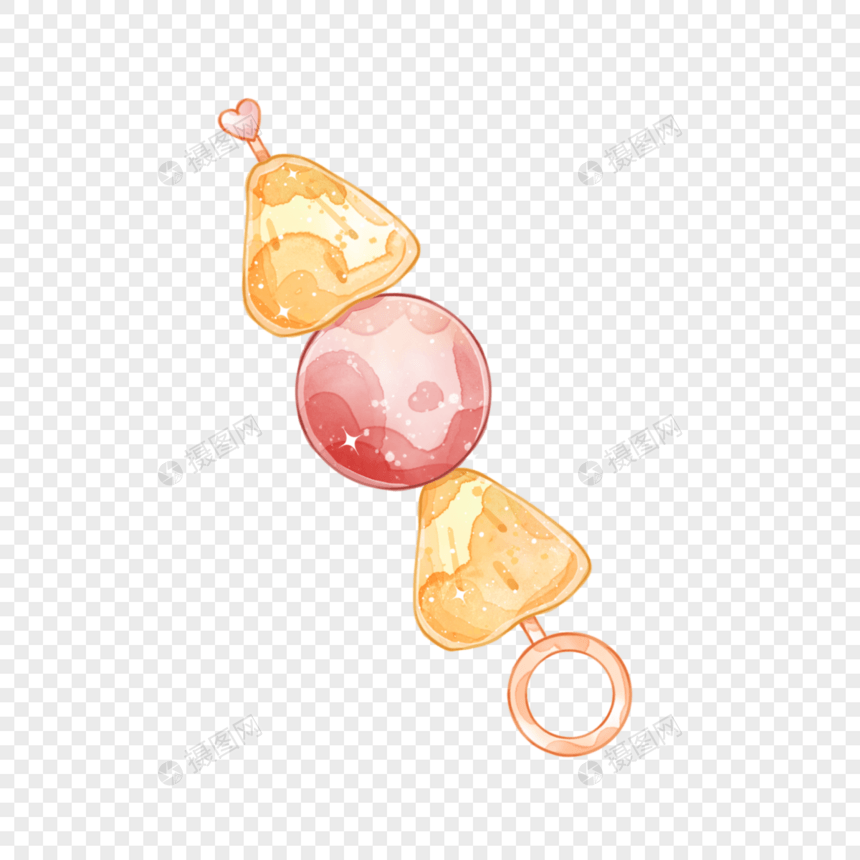 夏天水果糖葫芦图片