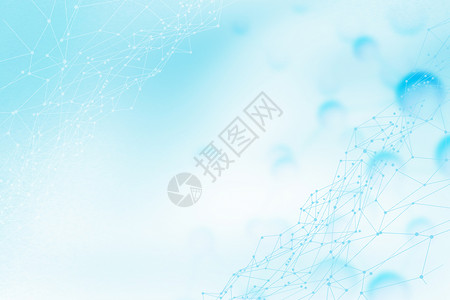 浅蓝色海狮科技简约背景设计图片