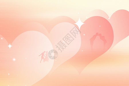 韩系风情侣弥散风爱情背景设计图片
