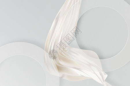 琉璃苣灰色透明丝绸纯净清透背景设计图片